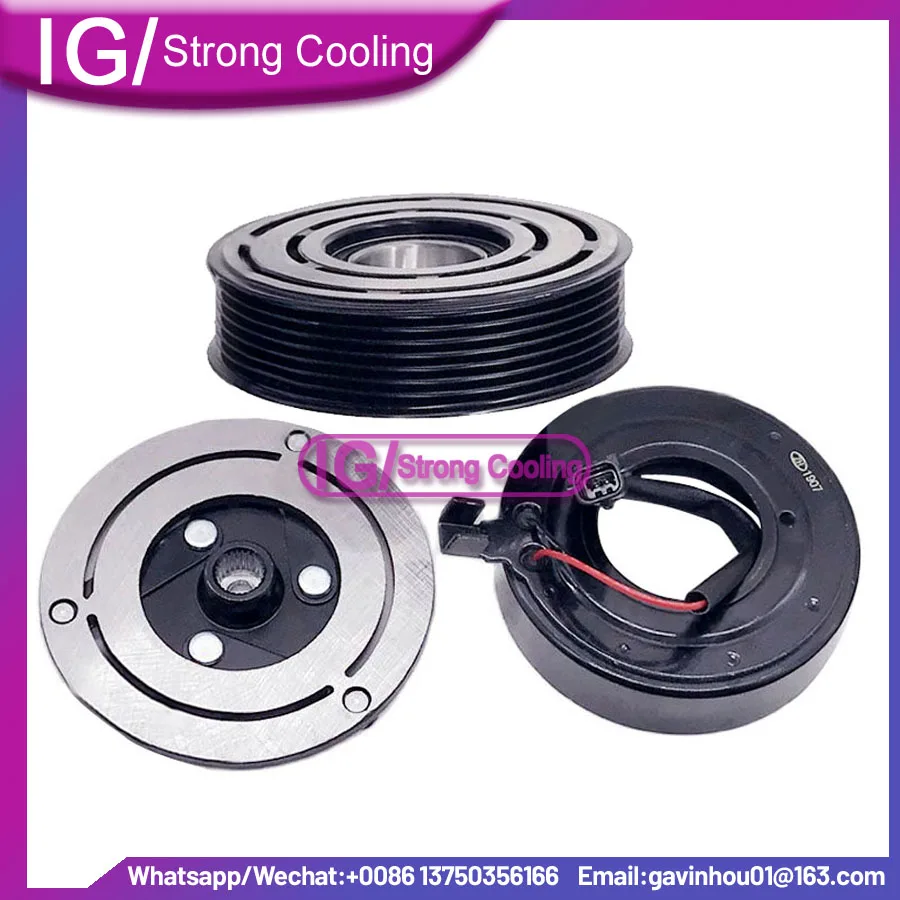 Ac Air Conditioning Compressor Clutch Set For
