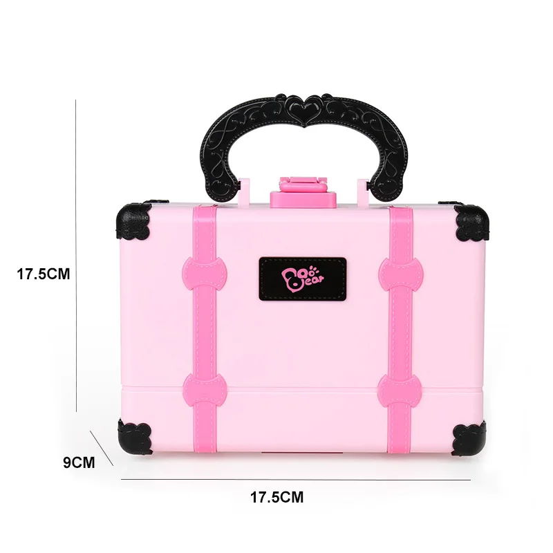 Makeup Toy Cosmetics Set Girls Pretend Play Make Up Toy Simulation Cosmetics Set Safety Nontoxic Lipstick Eyeshadow Play House Toys For Children Kids