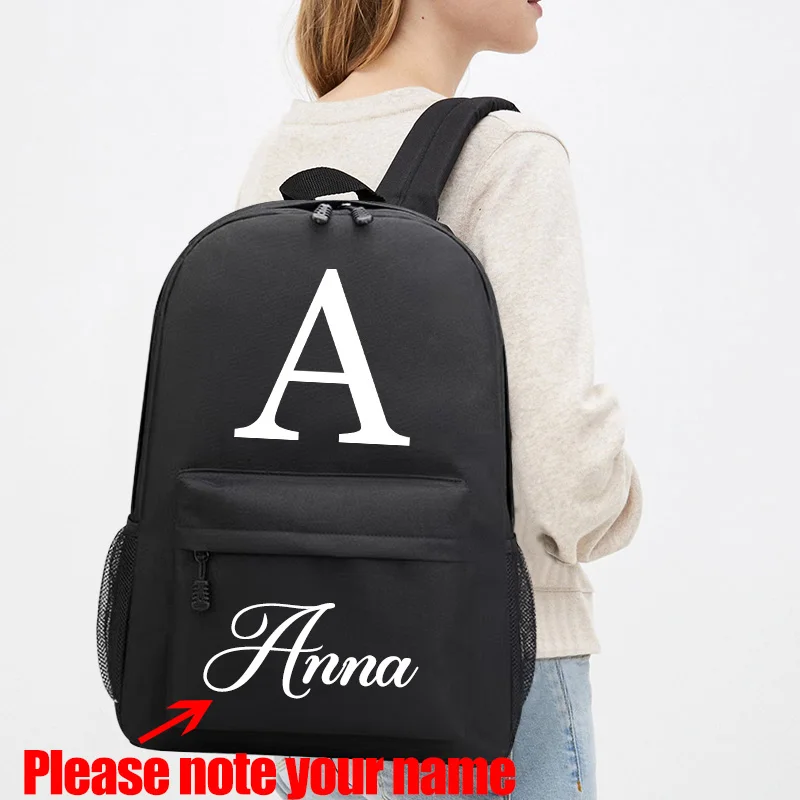 

Рюкзак с именем на заказ, мягкий вместительный школьный ранец для студентов, сезон 2023, новый рюкзак для студентов колледжа, путешествий и активного отдыха