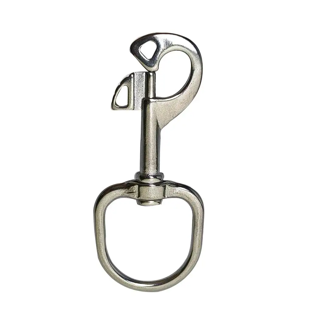 316 Stainless Steel Swivel Eye Butterfly SNAP Bolt Snap Quick Lock Diving Hook BCD Scuba Diving Accessoriess 5