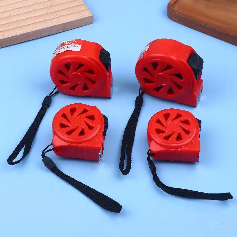 1PCS 5/7.5/10m 빨간색 텔레스코픽 줄자, 낙하 방지 및 내마모성 가정용 건축 줄자, 스틸 줄자