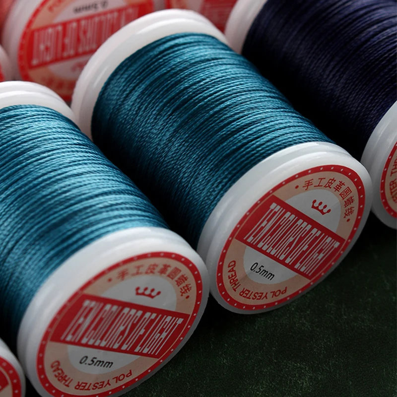 

120m/roll Cord String Thread Stitching Leather Sewing Waxed Thread DIY Bracelet for Jewelry Weave Sewing Knitting Supplies