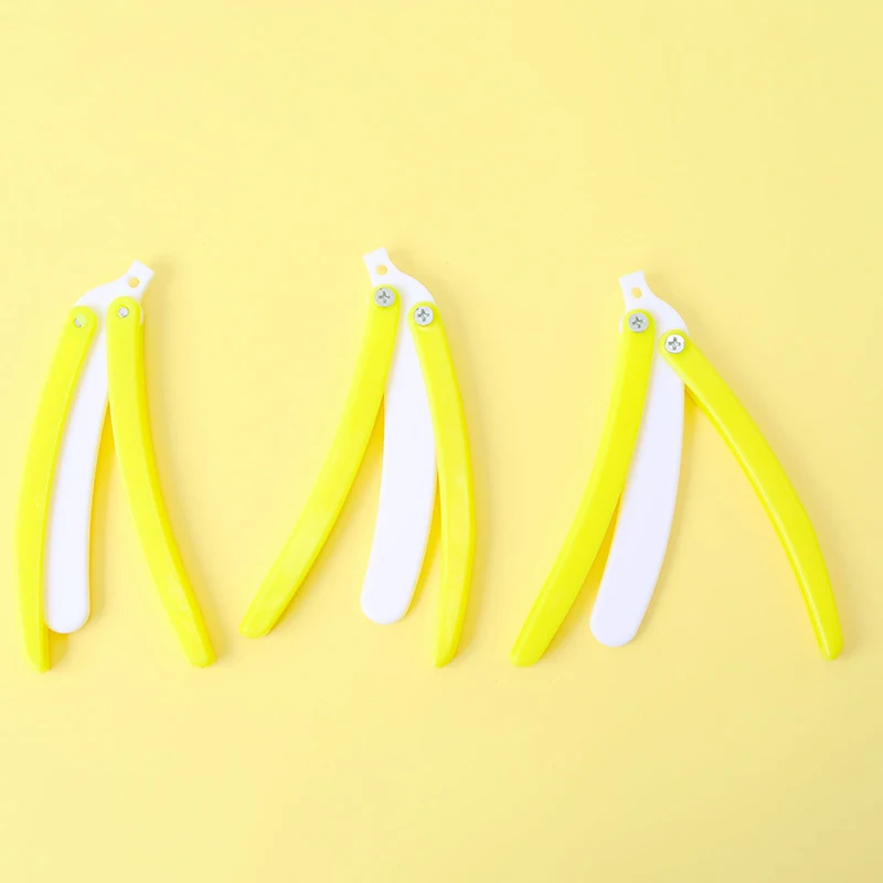 Banana Radish Butterfly Knife Keychain Fruit Toy for Children fidget toys