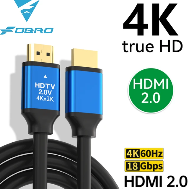 HDMI-CompatibleCable 2.0  4K 60Hz for  Xbox PS5 PS4 Laptops HDMI-Compatible Splitter Digital Cable Cord 1.5m 2m 3m 5m 10m 15m
