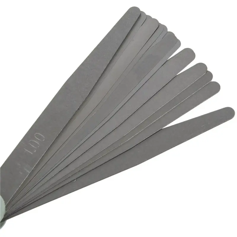 다기능 3X 새로운 0.02 1Mm 17 블레이드 두께 간격 미터법 필러 필러 게이지 측정 도구