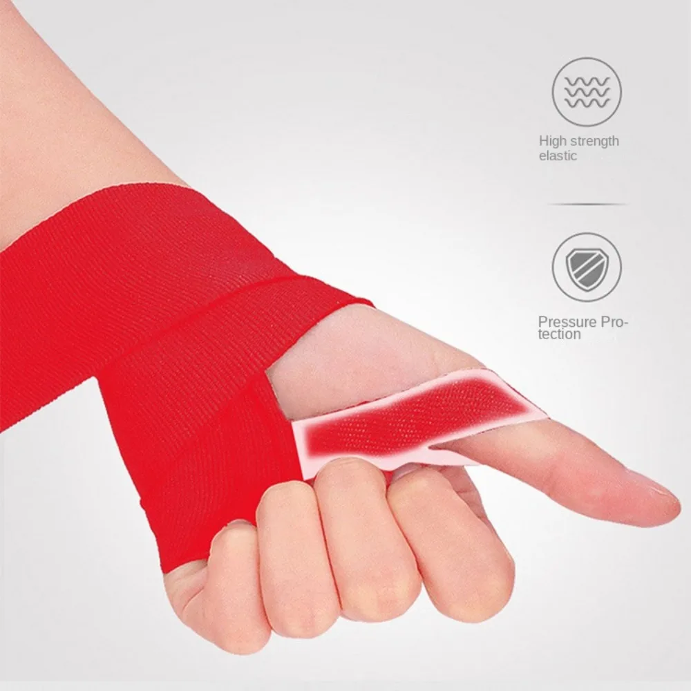 1 Pair KickBoxing Bandage Elastic Bandage Sanda Muay Thai Karate Sports Fist Fitness Hand Wrist Wrap Handband 1.5/3m