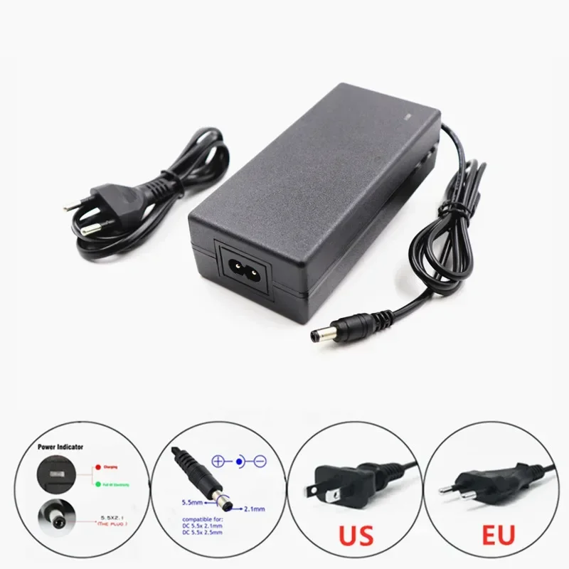 

Aleaivy 48V 2A Charger 13S 18650 Battery Pack Charger 54.6v 2a Constant Current Constant Pressure Is Full of Self-stop