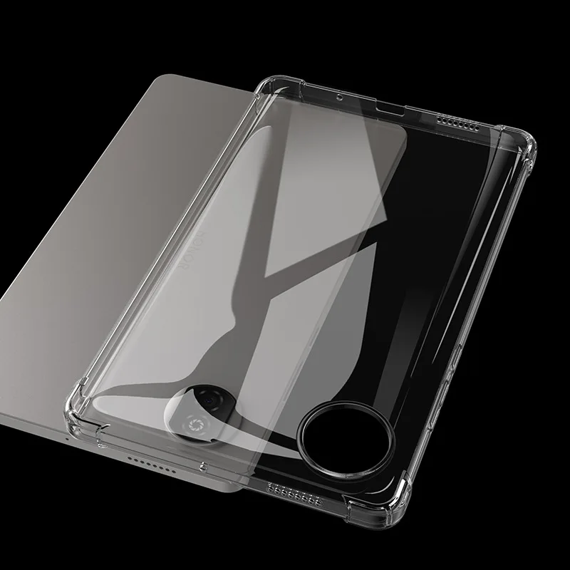 Transparent Thickened Soft Silicone Airbag Case for Tablets - 8.7 TPU Back Shell