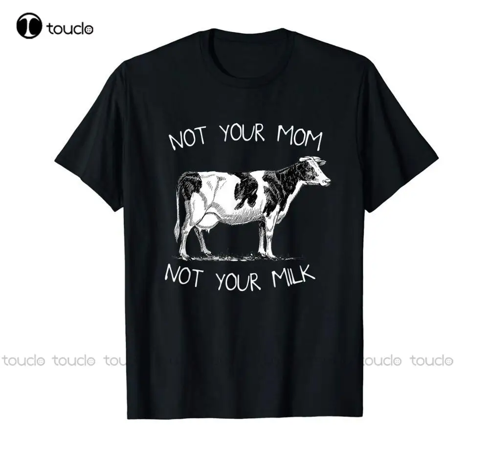 

Футболка с принтом Not Your Mom Not Your Mile, футболка из искусственной кожи, модный топ с круглым вырезом, хлопковые повседневные топы с круглым вырезом, футболки