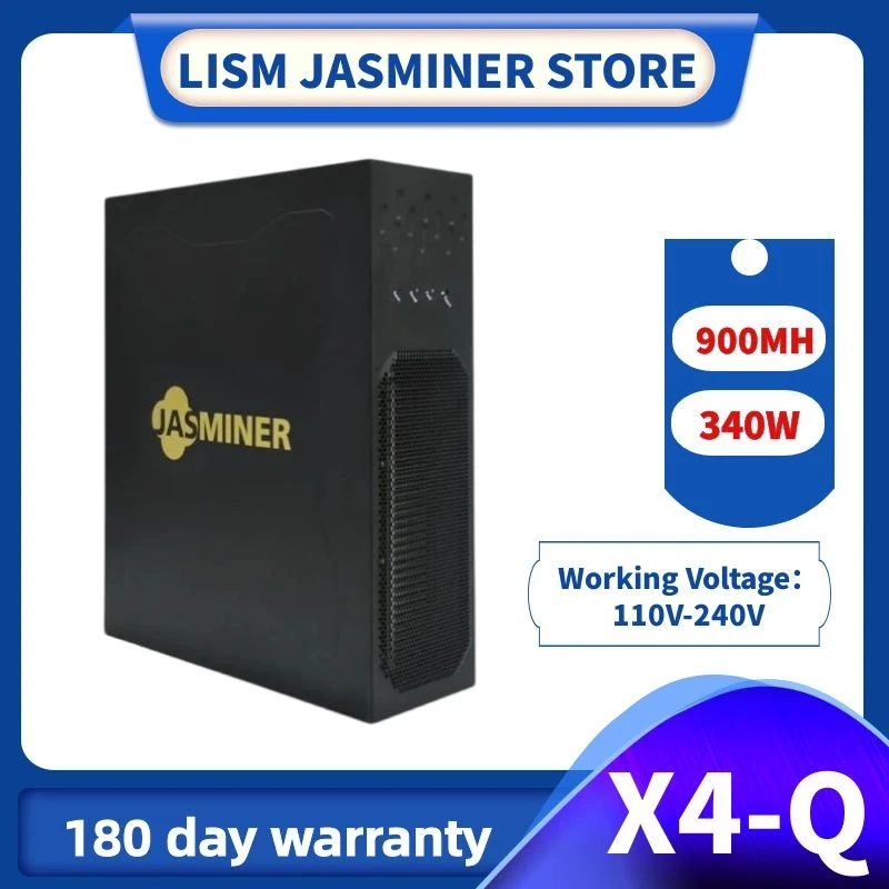 New99 % Jasminer X4-Q Miner 900laissée Hashrate 3U 340W Puissance avec 180 jours de garantie