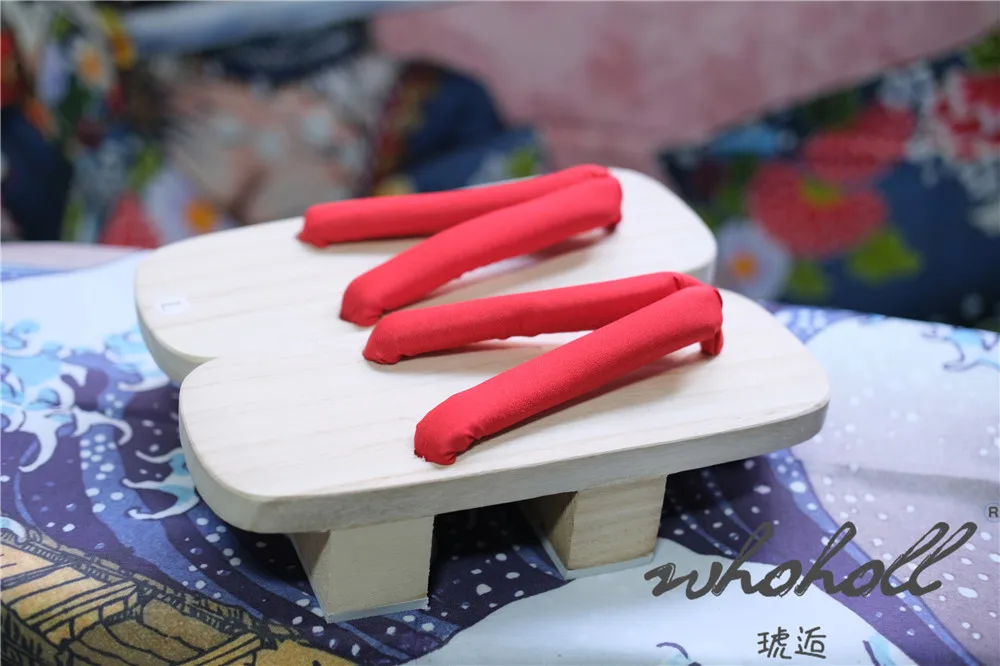 Dicke Plattform Zwei-Zähne Geta Mann Frauen Hausschuhe Japanisches Holz Geta Anime Cosplay Kostüme Schuhe Flip Flops Slipper Clogs Sandalen – Detail 18