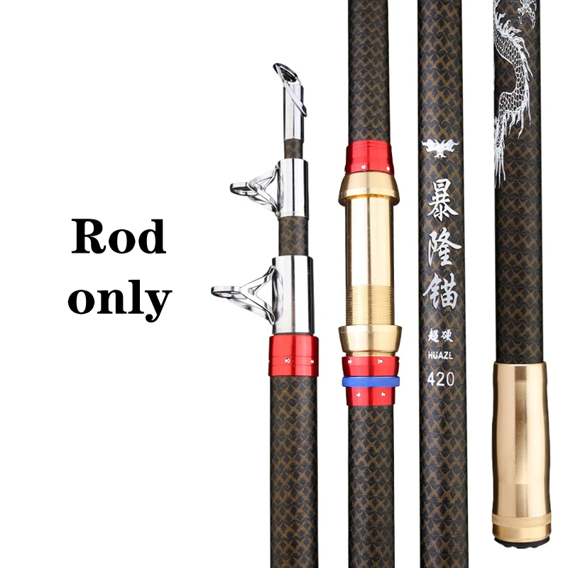 Super Hard Telescopic Fishing Rod High Carbon Heavy Fishing Weight