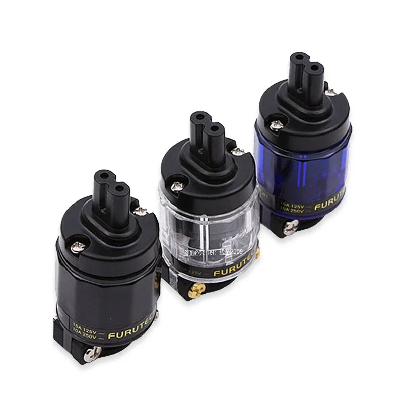 Hi-End Furutech F1-11 Connettore C7 A 2 Poli Adattatore Audio Hifi 8 Spina Di Alimentazione Iec Femmina