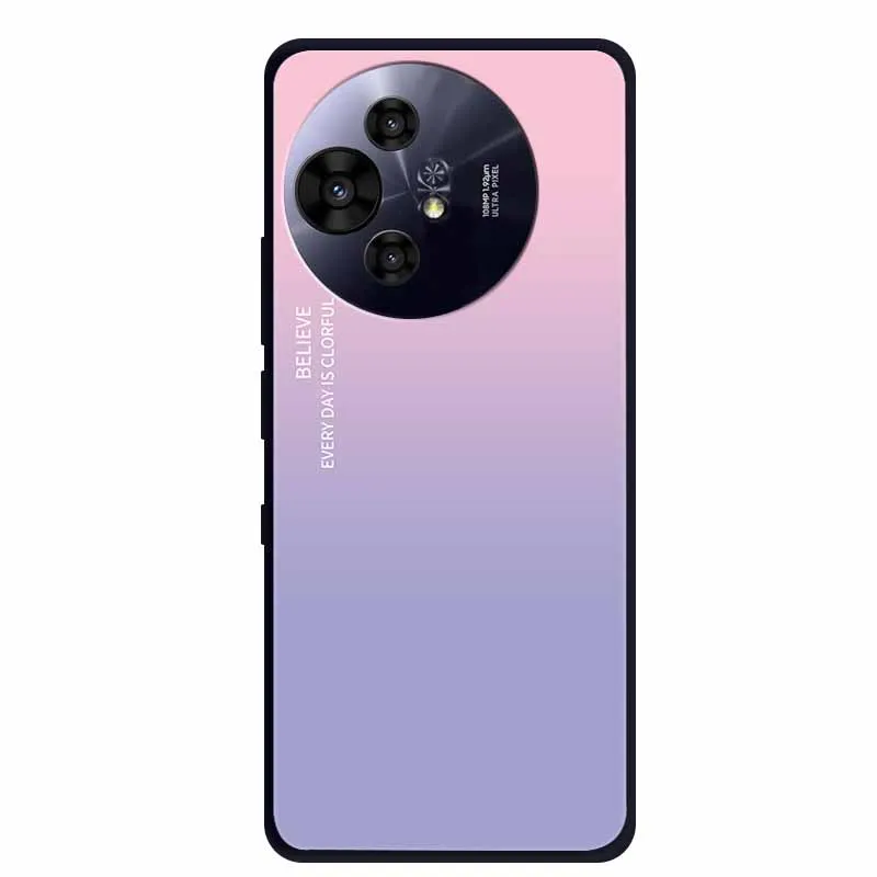 Black Silicone Protective Back Cover - Stylish and Durable Bumper Coque for TCL 50 Pro NxtPaper 5G