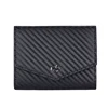 BISONDENIM Genuine Leather Short Wallets Card Holder Carbon Fiber Purses Money Clips Coin Mini Pocket Men Women Wallet 3