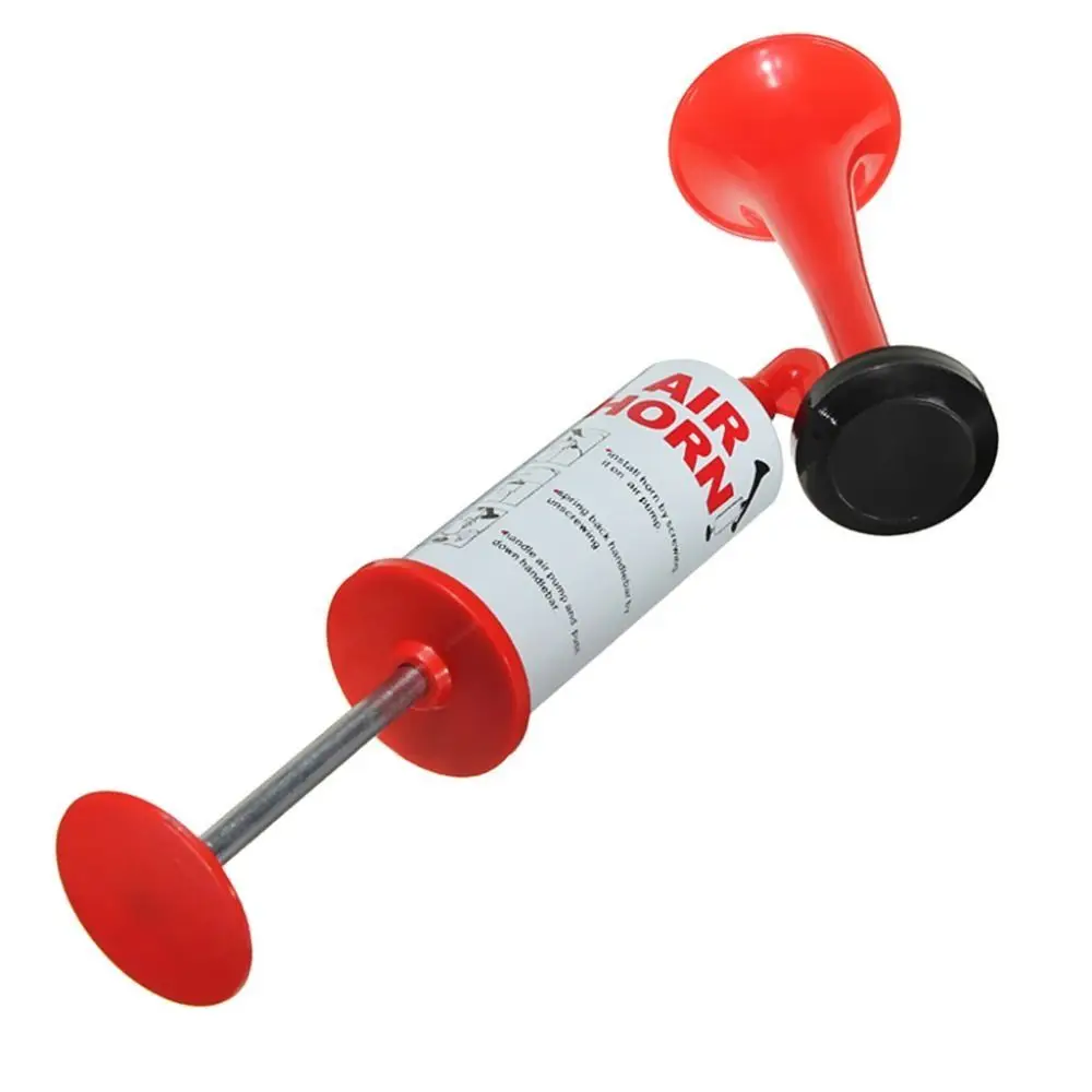 Plastic Horn Bicycle Horn Handheld Air Horn Portable Air Pump Horn Party Accessories Security Emergency Horns Fire Alarm