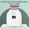 Rechargeable Nail Drying Lamp 86W Wireless Gel Polish Drying Machine Red Light Manicure with Handle Cordless Nail UV LED Lamp 2