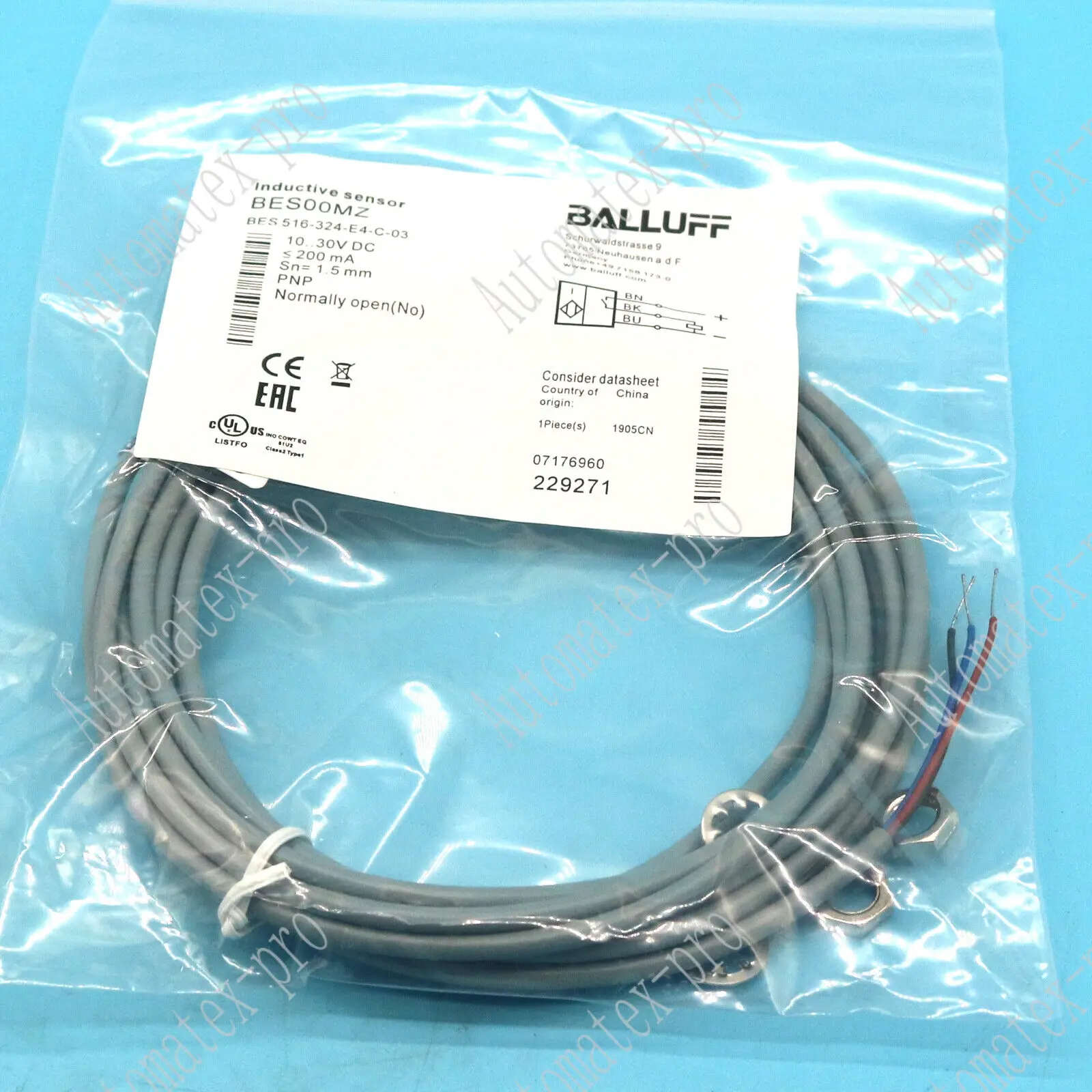 

1 шт. Новый бесконтактный датчик balluff BES 516-324-E4-C-03 Бесплатная доставка