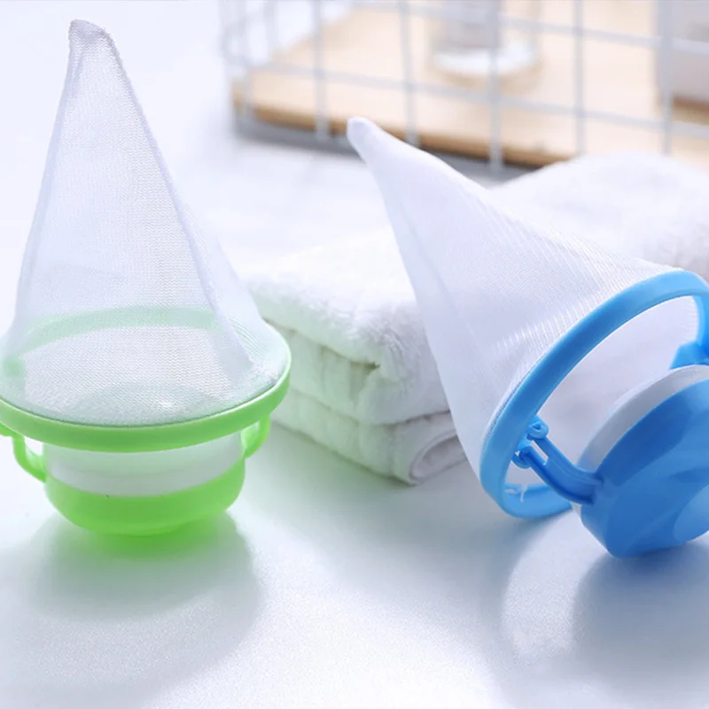 Laundry Ball Floating Pet Fur Lint Cleaning Ball Hair Removal Catcher Mesh Dirty Collection Pouch Washing Machine Filter Net