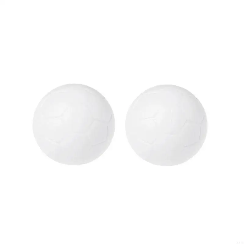 XXFC 2x Table Soccer Mini White Official Foosball Replacement Parts Resin Balls Decor