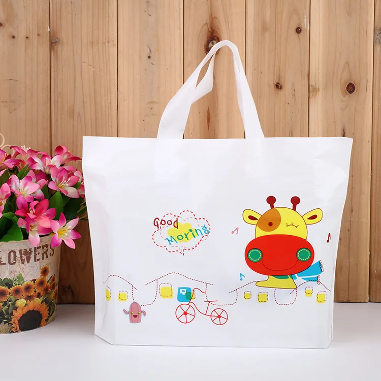 50pcs/pack Plastic bag With Handle Flower Cute Gift bag Large Shopping  Cloth Bag Party Gift Packaging Bags Party Supplies House - AliExpress