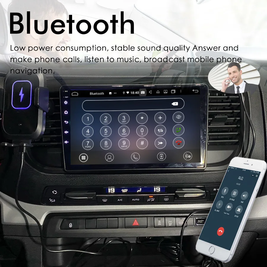 6Gb Ram 128gb Rom Car Radio For Peugeot TRAVELLER 2020 Android 13 Multimedia For Peugeot Expert Stereo GPS Autoradio Head Unit