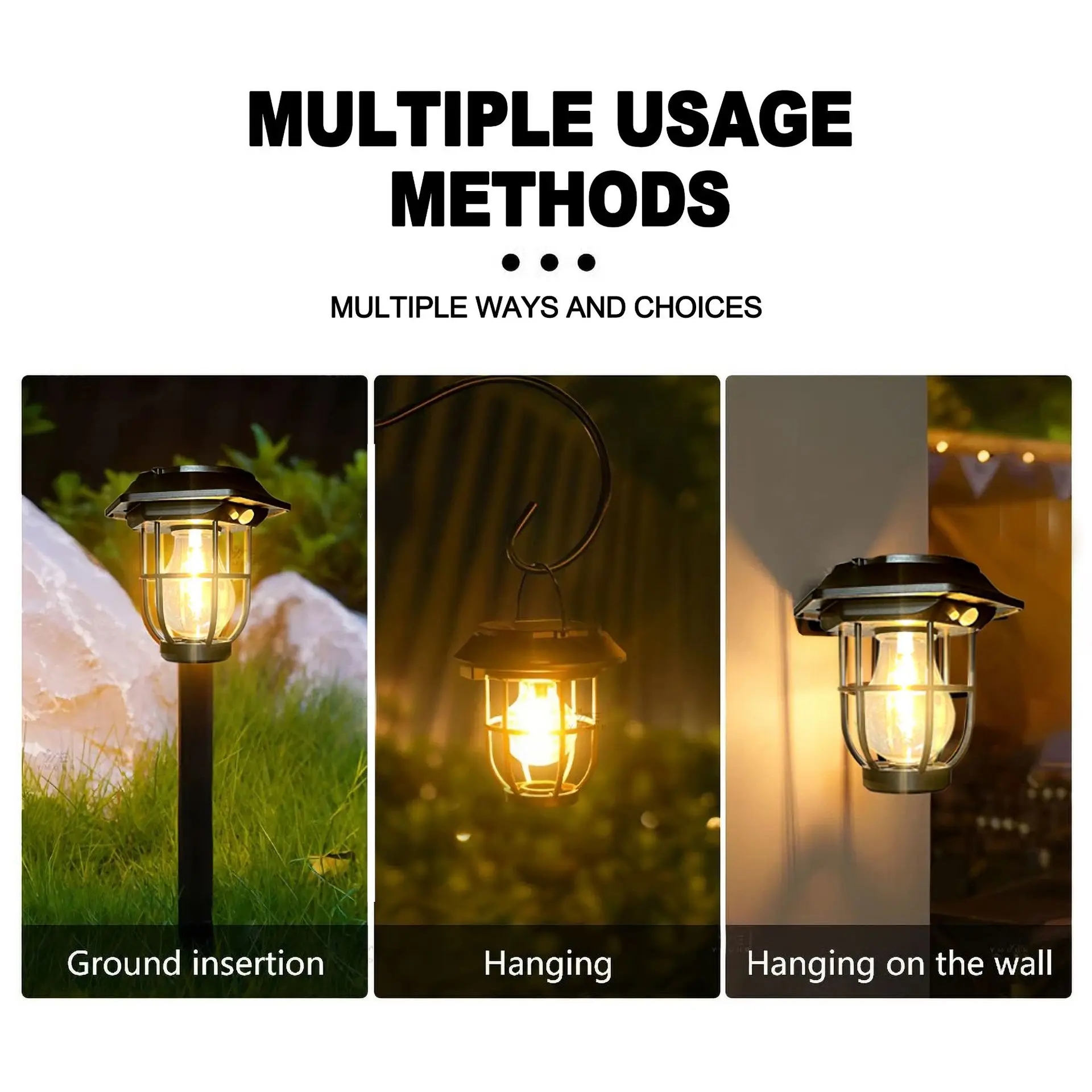 Solar courtyard lights outdoor landscape lighting automatic sensing tungsten filament lights garden floor lawn lights Solar Light Led Landscape Lighting