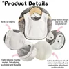Father's Day Baby Bibs Happy Father's Day Print Infant Bib Newbron Shower Gift Boys Girls Burp Cloths Toddler Bibs Baby Stuff 2