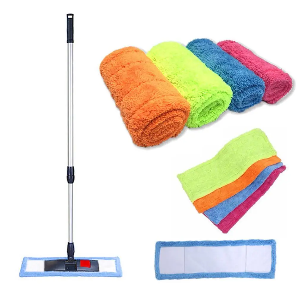 

Microfiber Mop Pad Practical Floor Dust Cleaning Pad Cloth for Spray Mop Flat Refill Replacement