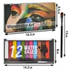 Fast Delivery Body Painting Face Color Kit Children's Safe Non-toxic Flash Tattoo Art Palette Makeup Halloween Dance Party 4