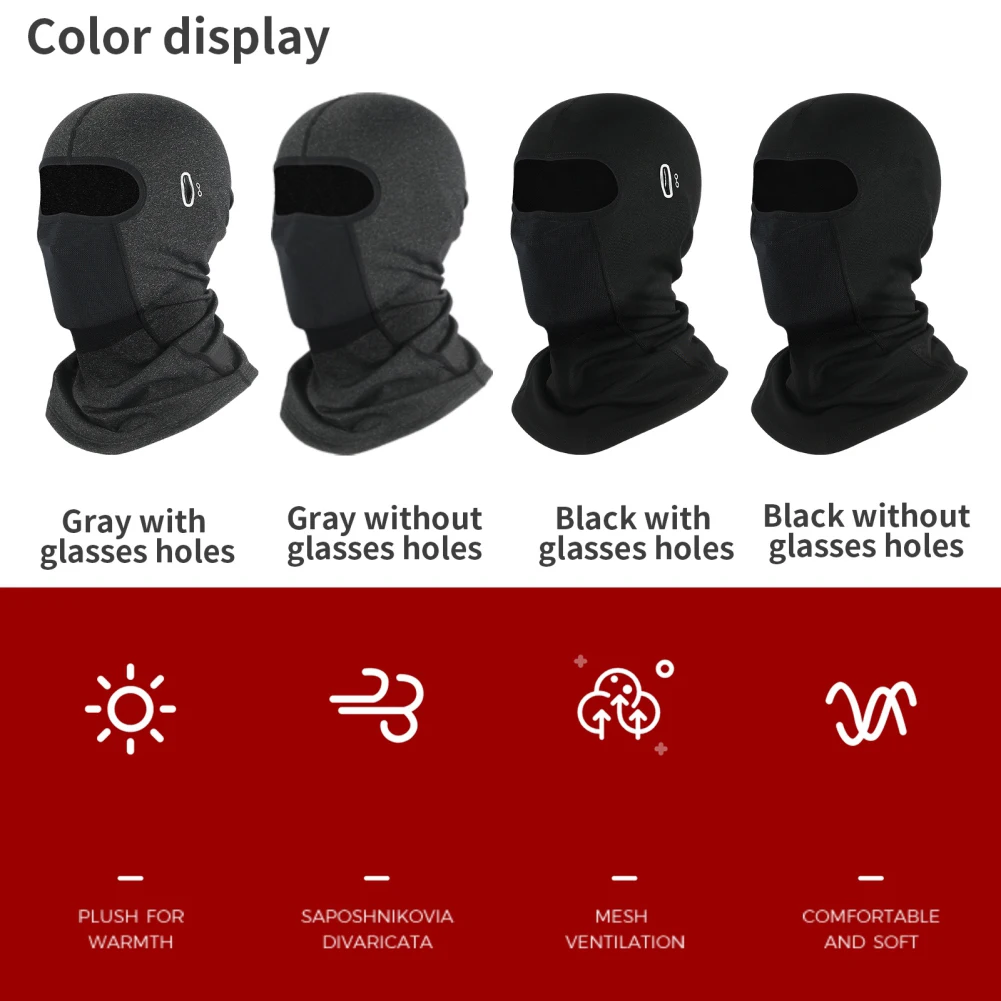 Description Picture 3 of itemWinter Warm Cycling Mask Breathable Thermal Biking Mask Windproof Motorcycle Helmet Balaclava Neck Cover Men Women Ski Mask