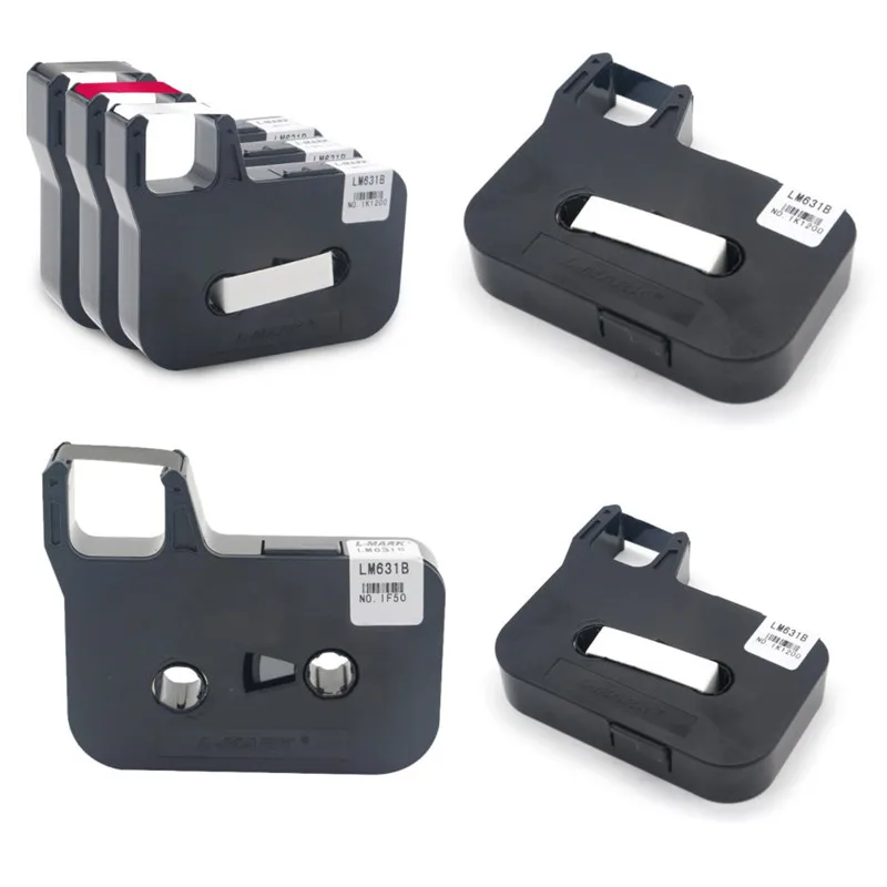 Fita de Tinta Cassete Lm631b Lm55b Lk100b Lm33b Lm31b Lm312b Cartucho Preto para Impressora de Identificação de Cabo Lk320lk-340plk-350lk-360 - Imagem 3