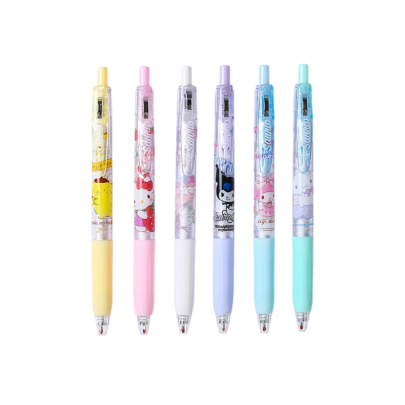 

Ручка Sanrio Hellokitty Mymelody Kuromi Purin Cinnamoroll LittleTwinStars, 6 шт.