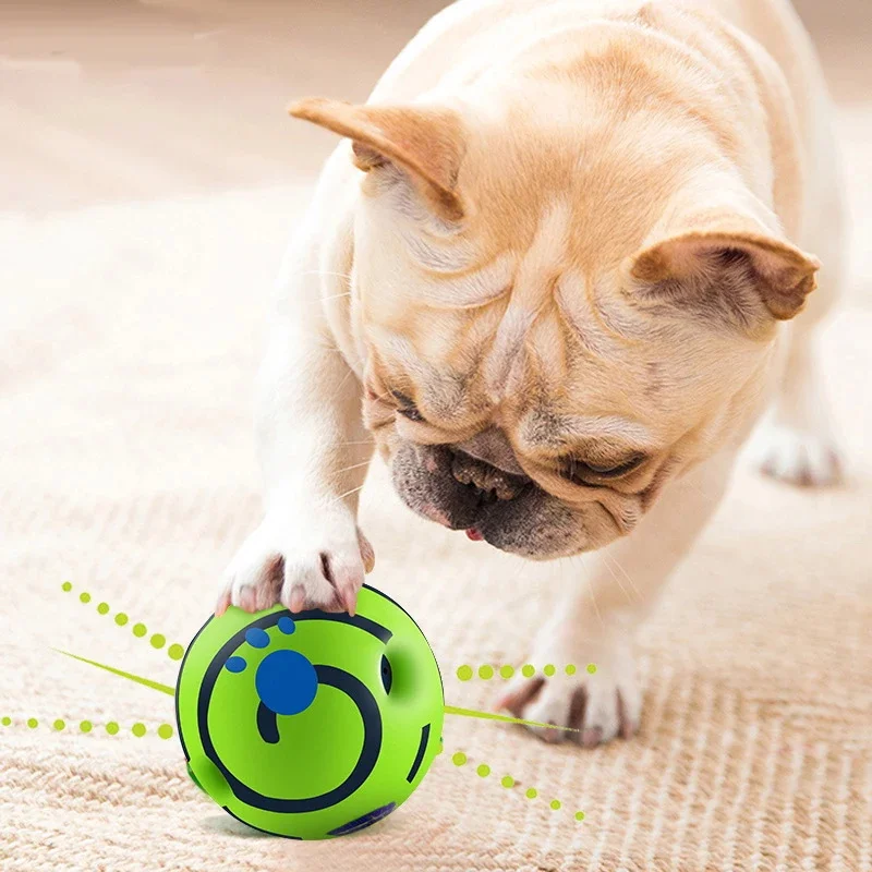 

Pet toy dog self-healing toy dog giggling sound ball chewing pet ball rolling molars relieve boredom interactive toys for dogs