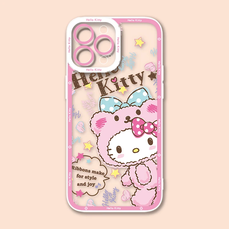 thumbnail image 1 of Funda suave Sanrio Hello Kitty para Samsung Galaxy S24 Ultra S23 S22 S21 Plus S20 FE S10 Note 20 10 Pro A14 A34 A54, 1 of 5