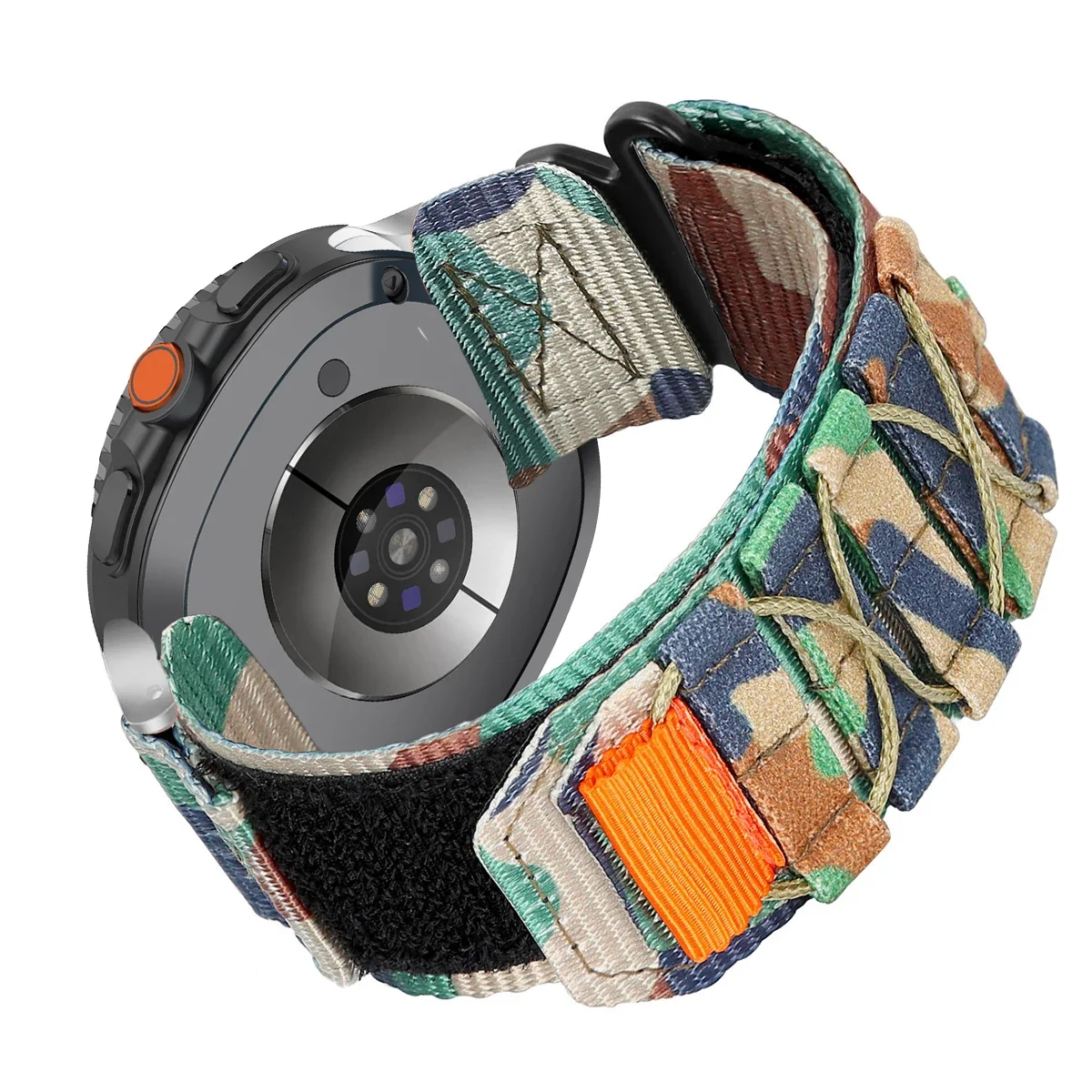 Nylon Travel Loop Sports Wristband Bracelet in Vibrant Colors
