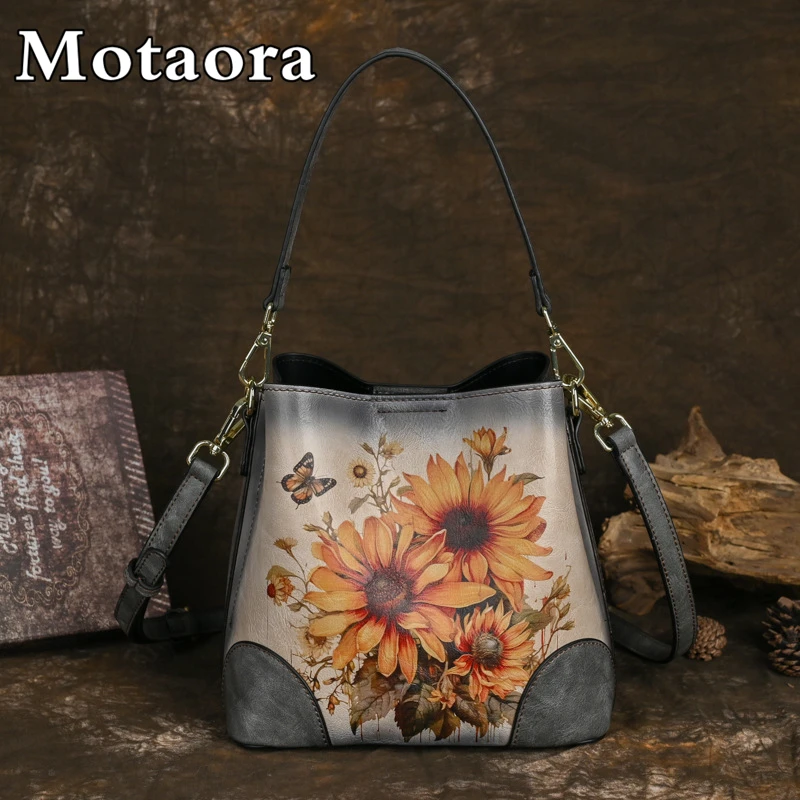 motaora-new-2024-women-shoulder-bag-with-colorful-painting-handheld-women's-leather-handbag-for-female-niche-vintage-bucket-bags