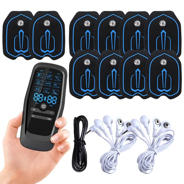 Electric Muscle Stimulator TENS Physiotherapy Acupuncture Body Massage Slimming Machine - Relief Massager for Fitness