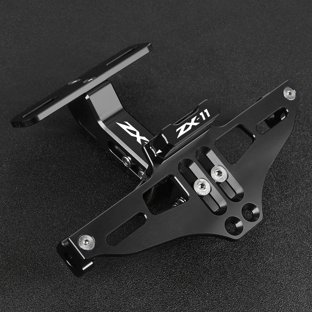 

Motorcycle Adjustable Tail Tidy Rear License Plate Holder With Led Light Adjustable For Kawasaki ZX11 ZX-11 ZX 11