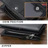 Baellerry Short Men Wallets Zipper Coin Pocket Brand Card Holder Male Purses Photo Holder PU Leather New Men Clutch Print Wallet 6