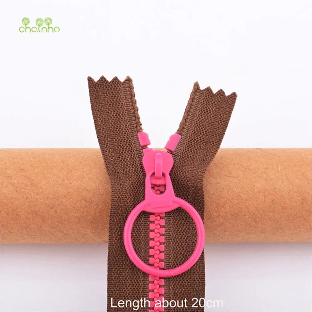 Chainho,Close-End Resin Zipper,Ring Head,For DIY Sewing Bags,Wallet Purse,Gartments,Crafts,Handmade Accessories,10 Pieces/Lot