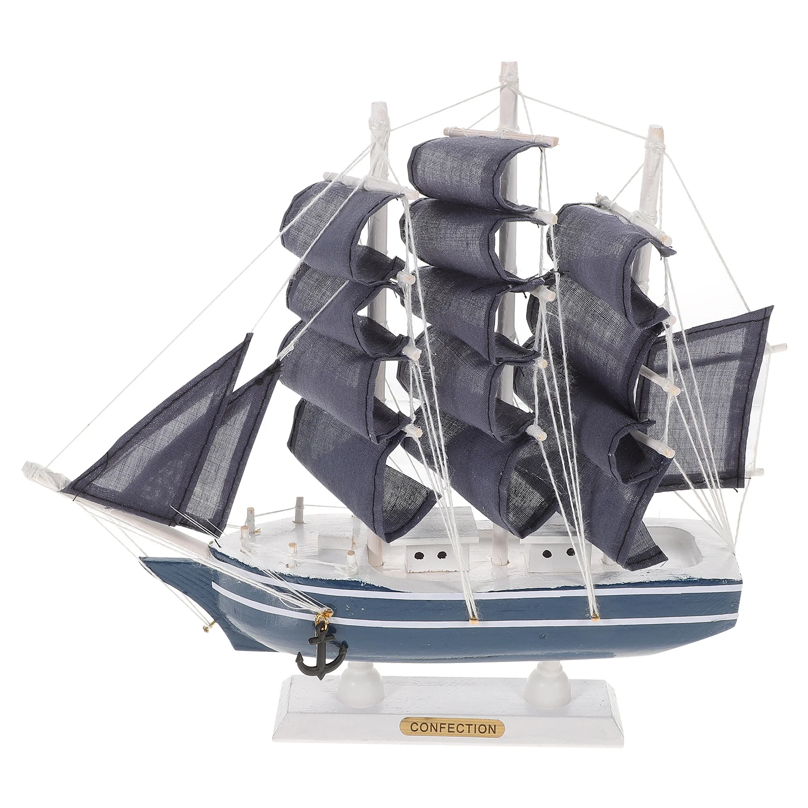 

Wooden Sailing Ship Model Vintage Wood Sailboat Model Nautical Home Decor Boat Wine Cabinet Living Room Office Desk Decor