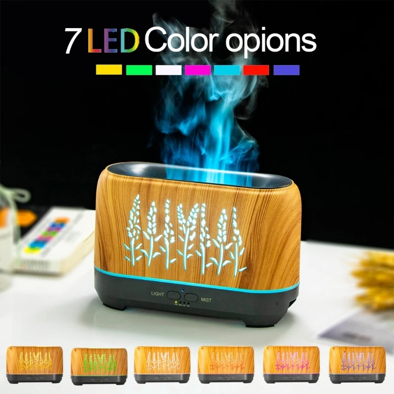 

Diffuser Cold Mist Simulation Flame Lamp- Effect Auto Shut-Off Gift