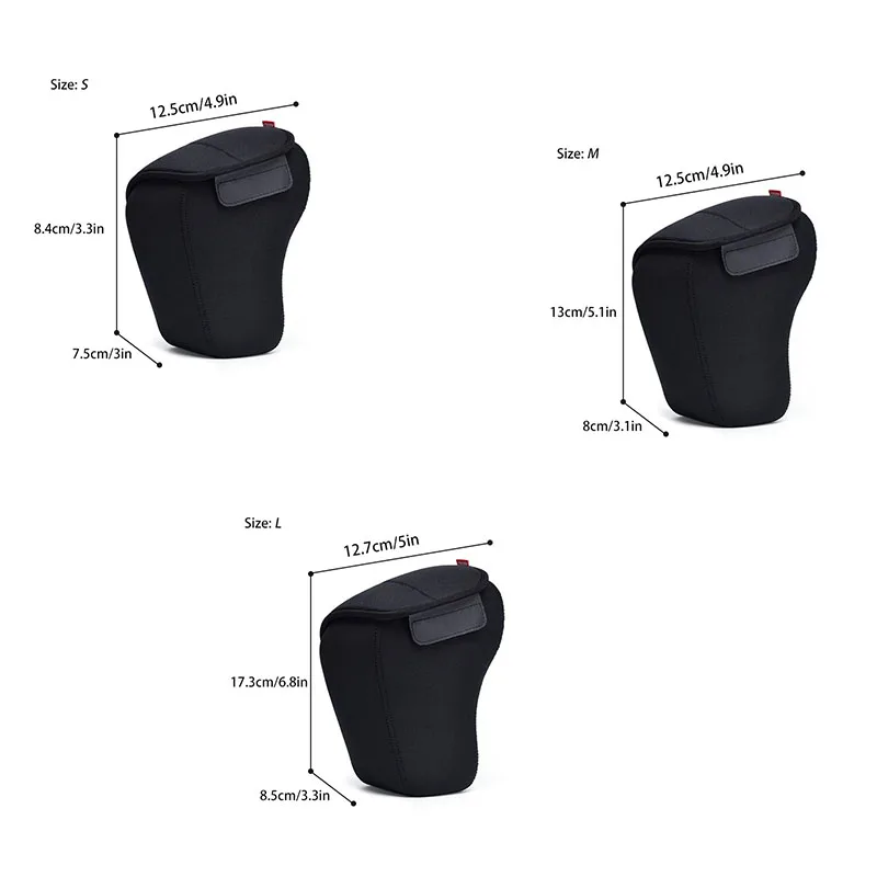 Camera inner bag protective sleeve, neoprene material lined with polyester fabric, breathable shockproof splash waterproof