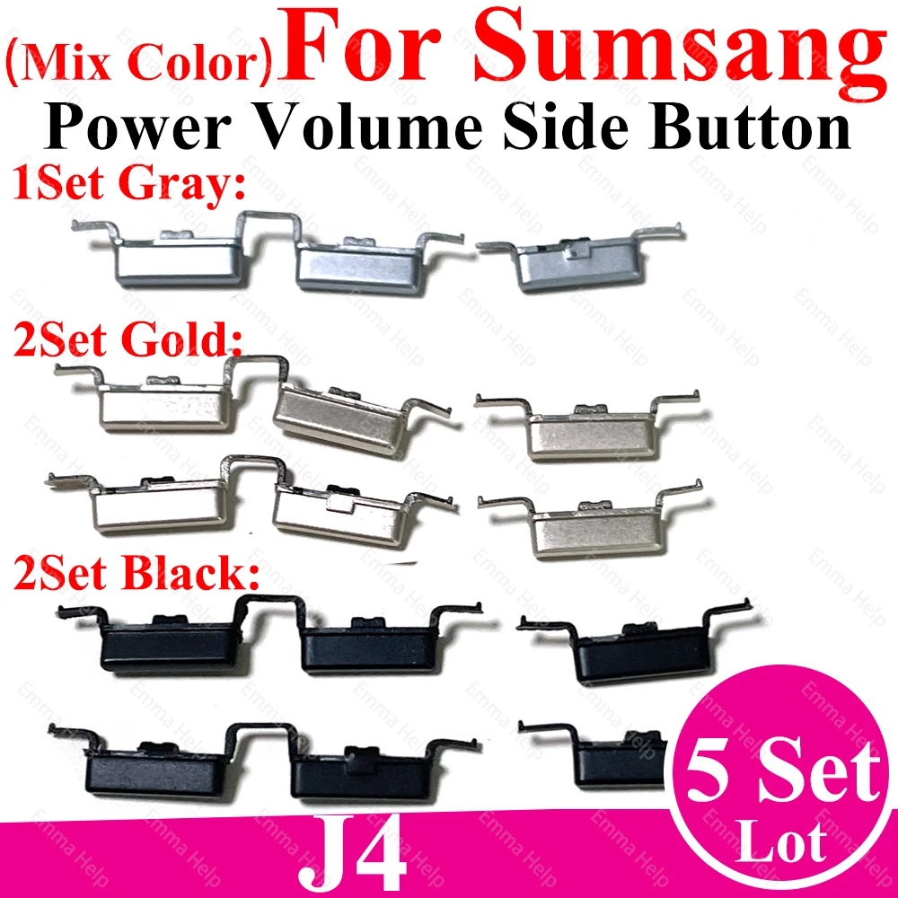 Volume Power Button Replacement for Samsung Devices - Side Power Key On/Off Repair Parts