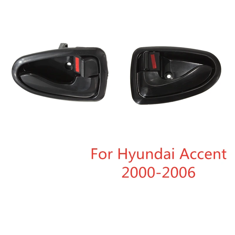 Black Inside Inner Interior Front Rear Left Right Door Handle For Hyundai Accent 2000 2001 2002 2003 2004 2005 2006
