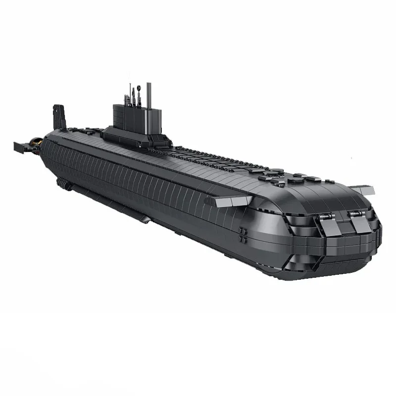 Klemmbausteine Militärisches Technik-Modell 941 Atom-U-Boot Baukasten Marine Schlachtschiff Kriegsschiff Bausteine Set Jungen Spielzeug Erwachsene Kinder Geschenk 4474 Teile – Detail 9