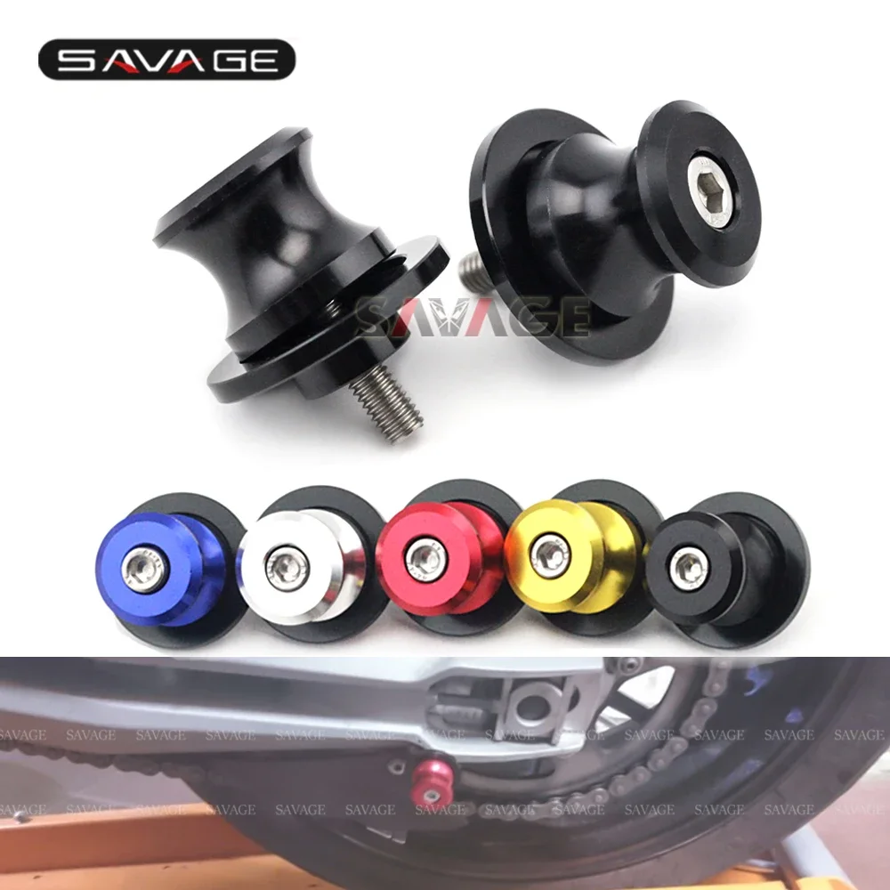 

Swingarm Spools Stand Screws Slider For Street Triple 675 DAYTONA 675 06-12 Motorcycle Accessories CNC Aluminum M6 Motos