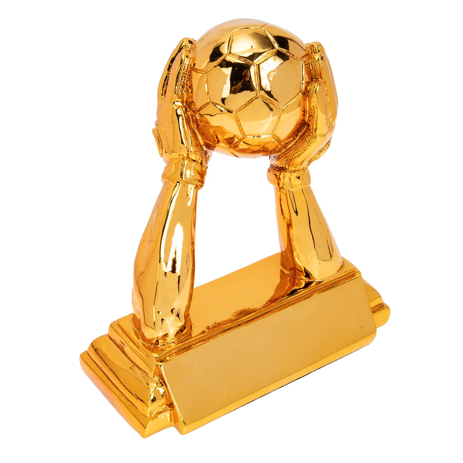 

Football Trophy Golden Glove Model Goalkeepers Trophy Fans Souvenir Resin Craft football sport trophy goalkeeper award ornament