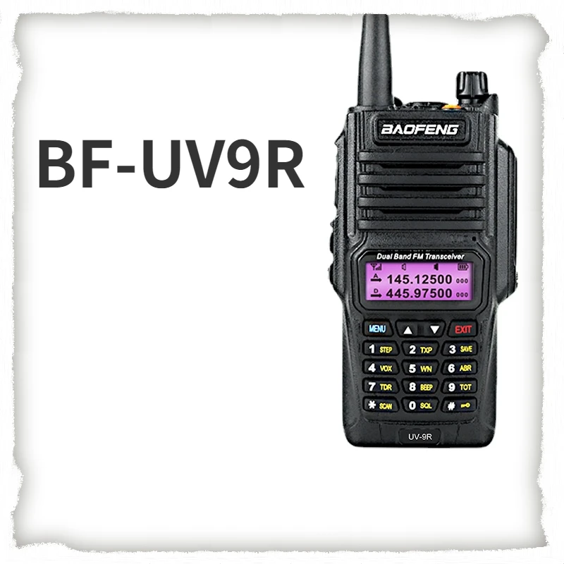 Портативная рация Baofeng Uv-9r 8 Вт высокая мощность IP67 водонепроницаемая для